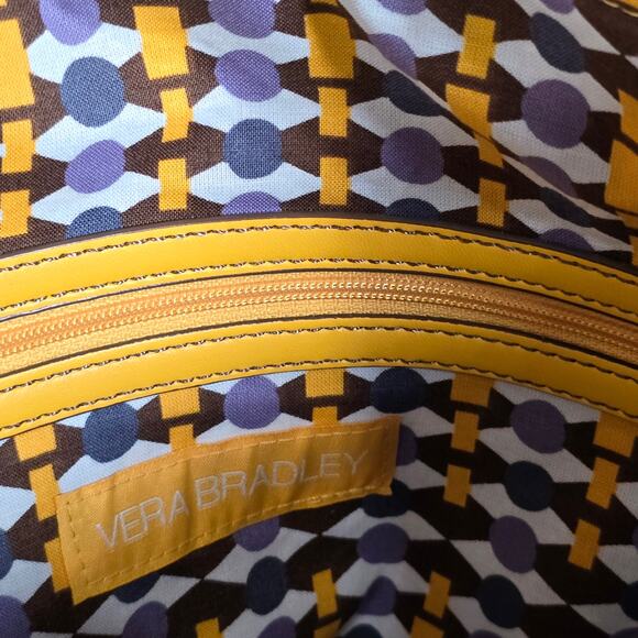 Vera Bradley Small Ella Tote 18167-755905 Purse Faux Leather Maize Snake Print - Picture 5 of 5